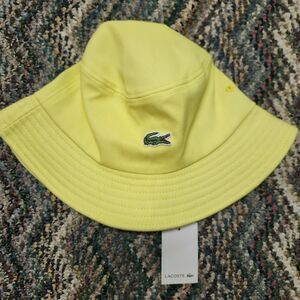 Lacoste Yellow Bucket Hat